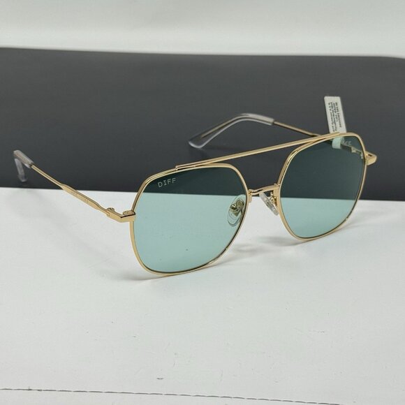 H.E.R. X DIFF  Paradise Designer Hexagonal Aviator Sunglasses - Picture 2 of 16